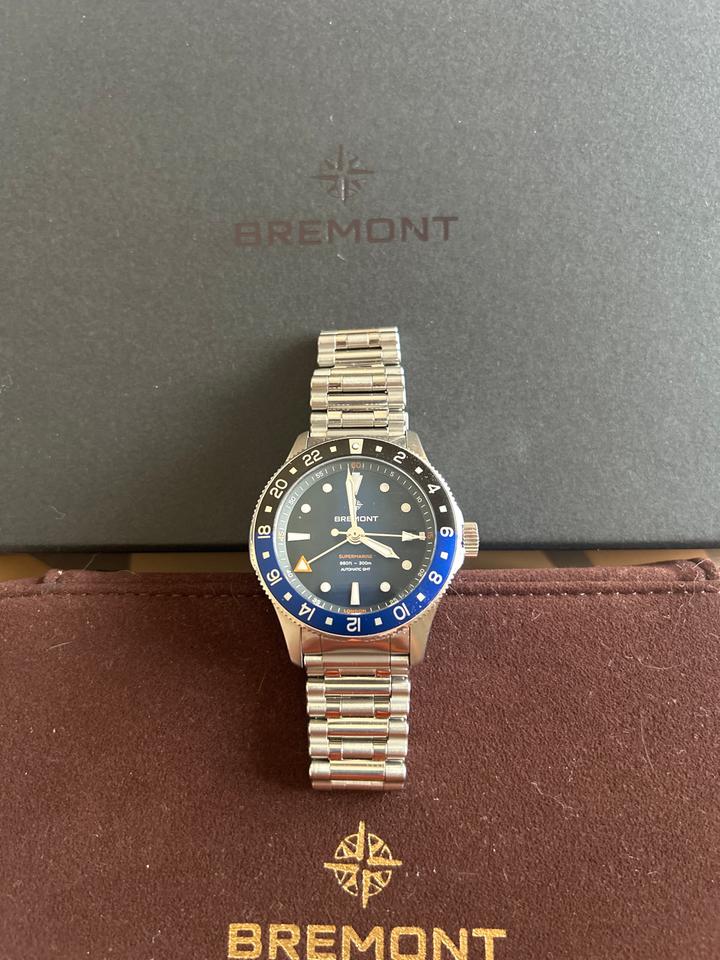 Bremont Supermarine SM40-GMT-SS-BLBK-B