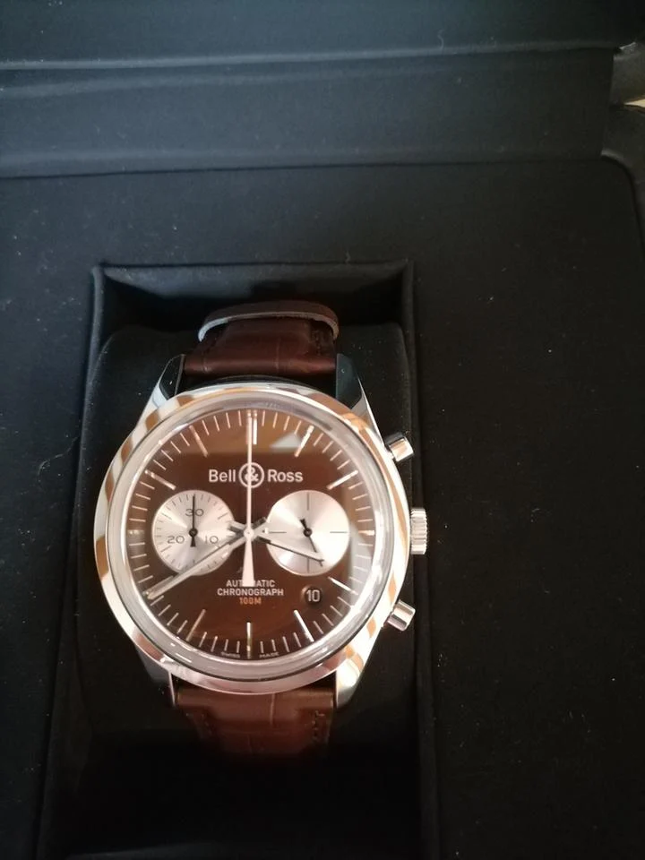 Bell & Ross Vintage BRG126-BRN-ST/SCR