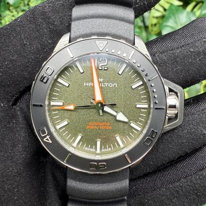 Hamilton Khaki Navy Frogman H77455360