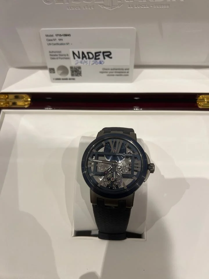 Ulysse Nardin Executive Skeleton Tourbillon 1713-139