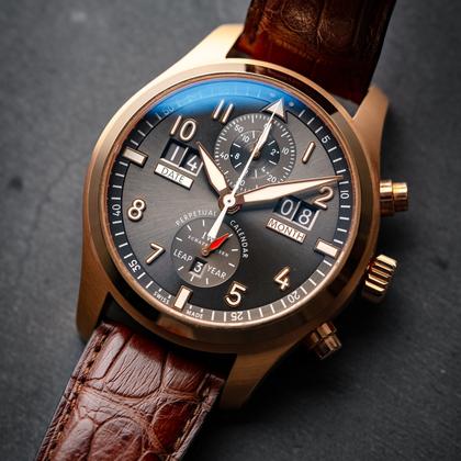 IWC Pilot Spitfire Perpetual Calendar Digital Date-Month IW379103