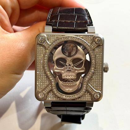 Bell & Ross BR 01 BR01-SKULL-SK-FLD