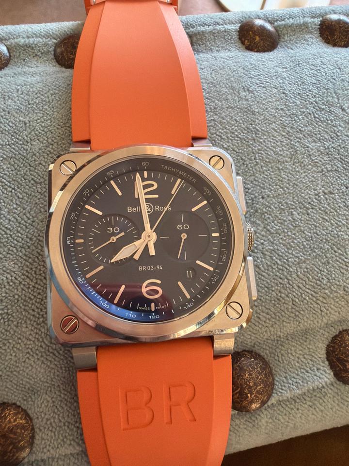 Bell & Ross BR 03 BR0394-BLU-ST/SCA