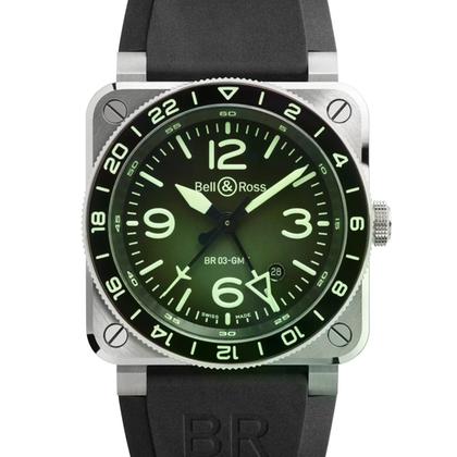 Bell & Ross BR 03 BR0393-GN-ST/SRB