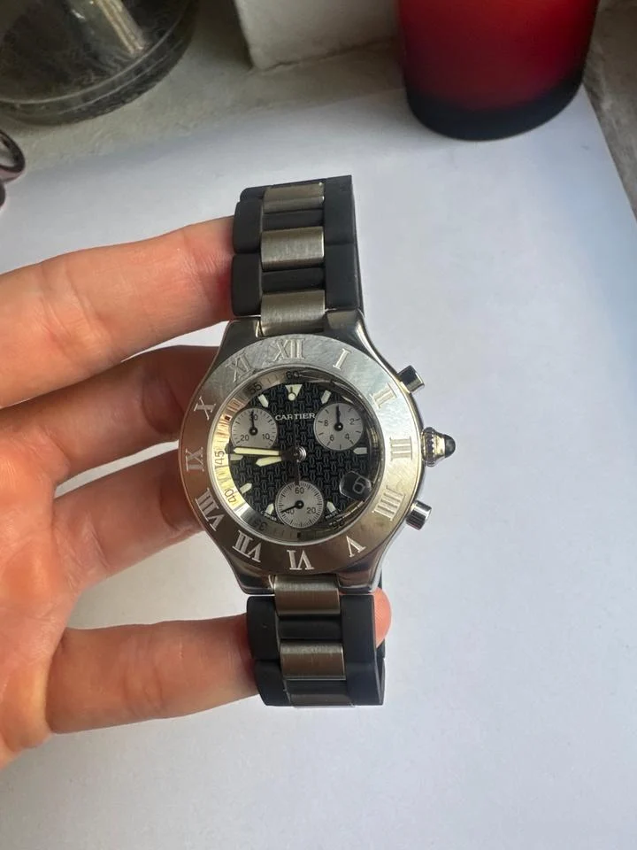 Cartier 21 Chronoscaph 2424