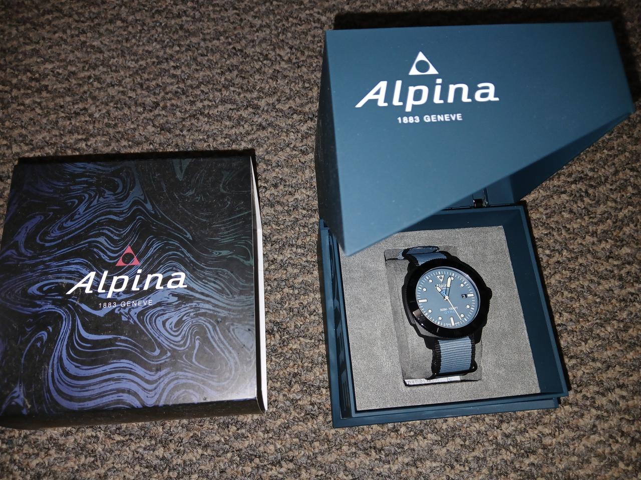 Alpina Seastrong AL-525LNB4VG6BLK