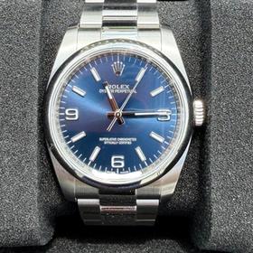 Rolex Oyster Perpetual OP 36 Blue Dial Watch Only 116000