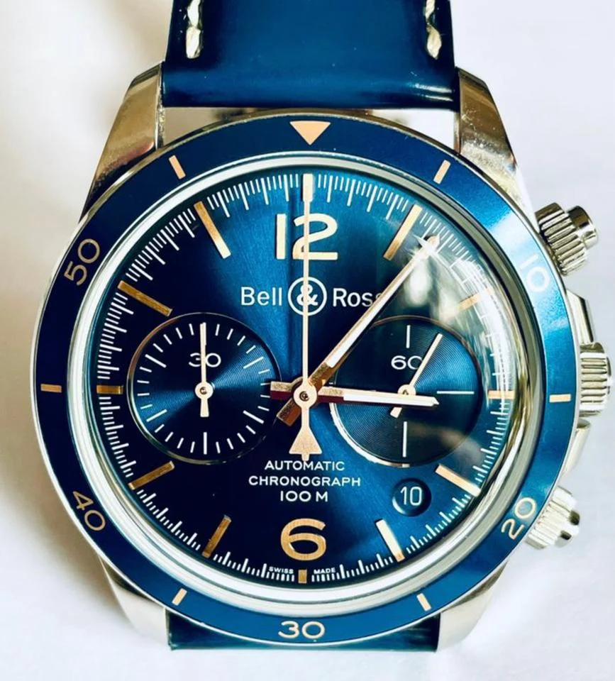 Bell & Ross BR V2 BRV294-BU-G-ST/SCA