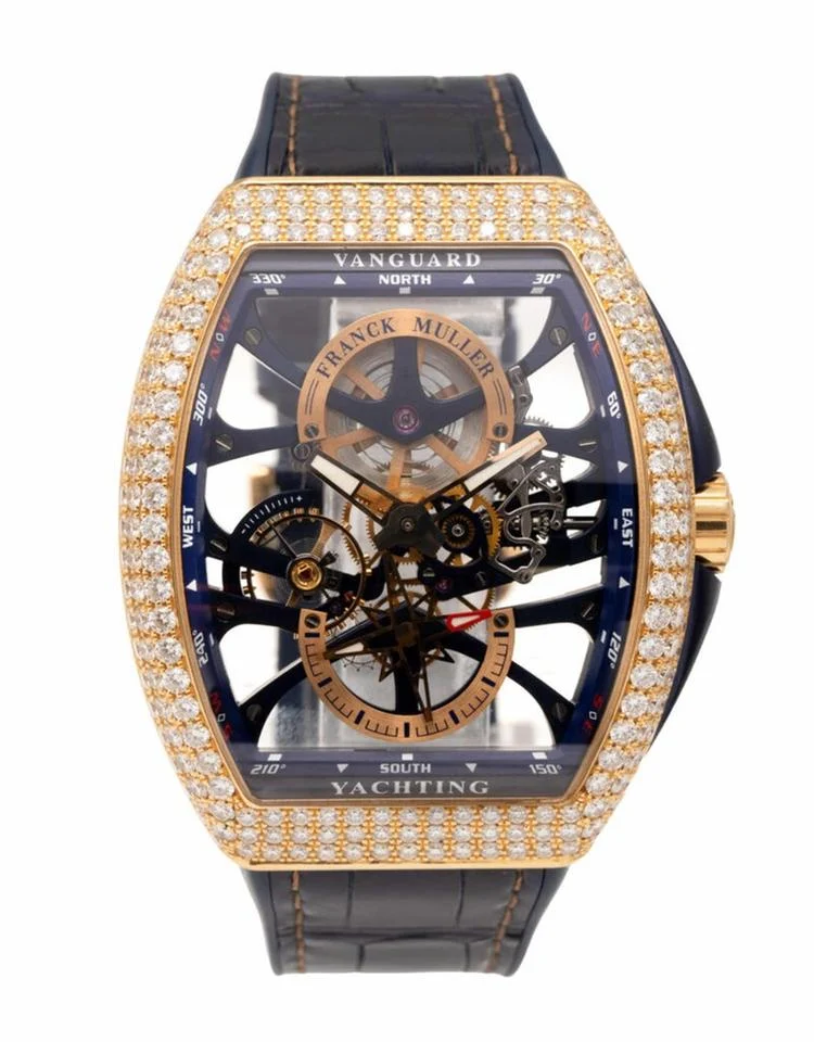 Franck Muller Vanguard V 45 S6 SQT D YACHT ANC 5N BL
