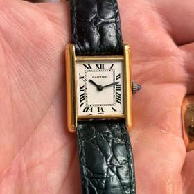 Cartier Tank Louis Cartier ⁠18k Yellow Gold PARIS Dial Ref. 78087