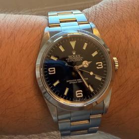 Rolex Explorer 1992 ROLEX Oyster Explorer Black Dial All Stainless Steel