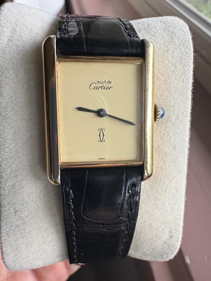 Cartier Tank Must De Tank Lemon Spider Dial
