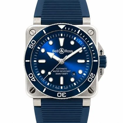 Bell & Ross BR 03 BR03A-D-BLU-ST/SRB