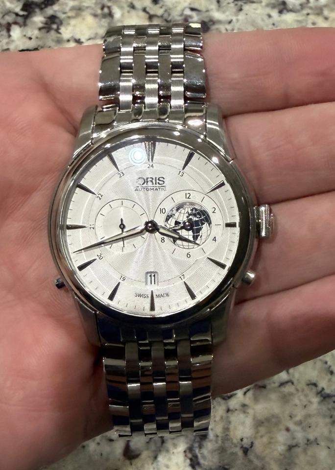 Oris Artelier Worldtimer 01 690 7690 4081-Set MB