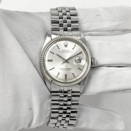 Rolex Datejust 1972 Rolex Datejust 1601 36MM Silver Fluted Stick DialDatejust