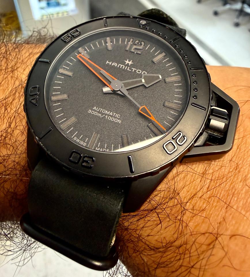 Hamilton Khaki Navy Frogman H77845330