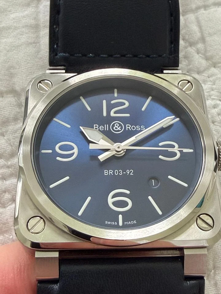 Bell & Ross BR 03 BR0392-BLU-ST/SCA
