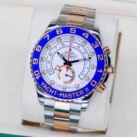 Rolex Yacht-Master II 116681 White Dial Two Tone Rose Gold & Steel 44mm