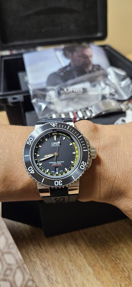 Oris Aquis Depth Gauge 01 733 7675 4154-Set MB