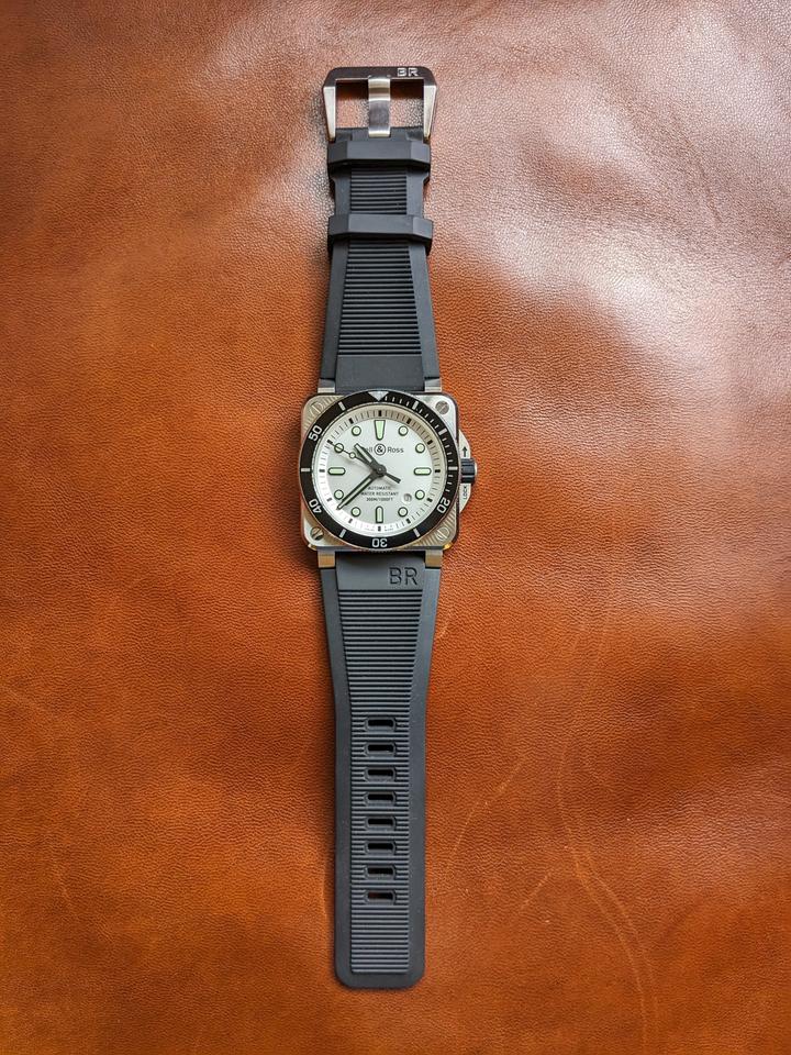 Bell & Ross BR 03 BR0392-D-WH-ST/SRB