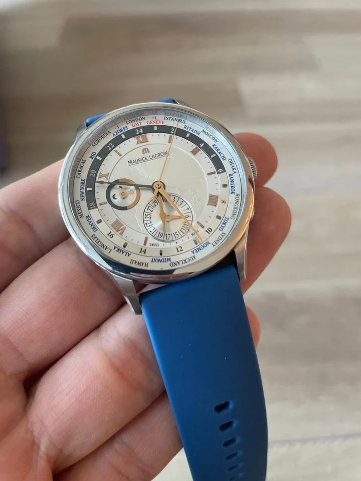 Maurice Lacroix Masterpiece Worldtimer MP6008-SS001-110