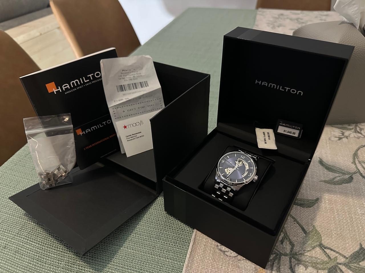 Hamilton Jazzmaster Open Heart H32705142